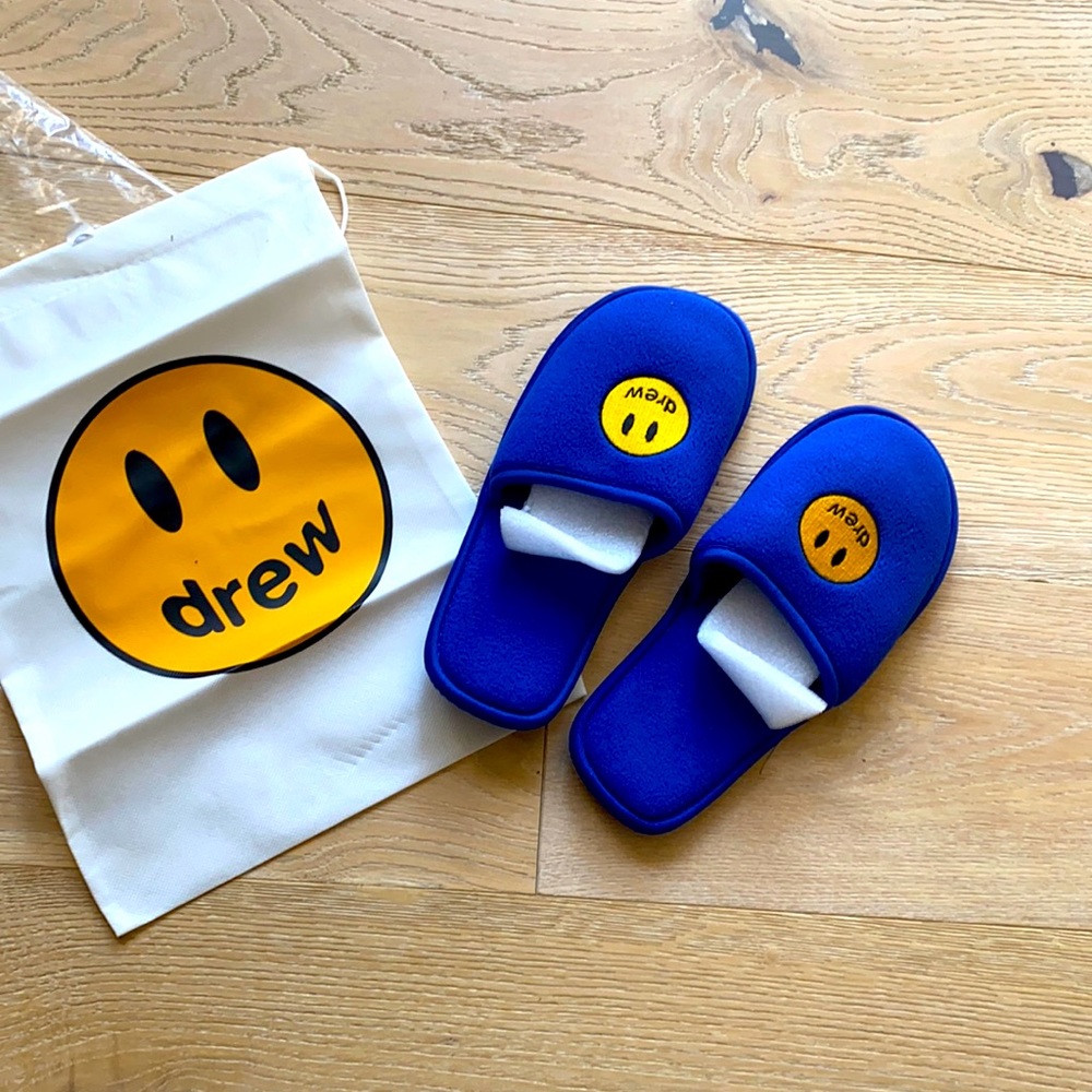 ROYAL BLUE DREW HOUSE SLIPPERS